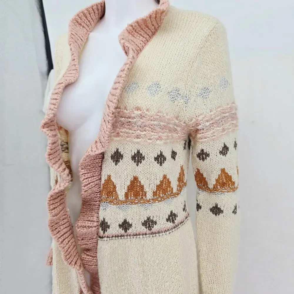 Matilda Jane Just Imagine Jacie Cardigan Sweater S New